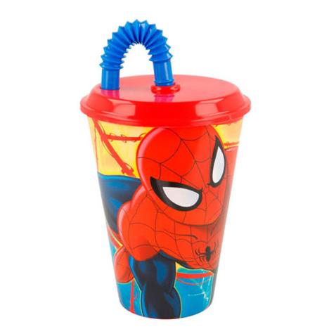 Spiderman 430ml Tumbler with Straw £2.39